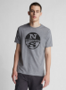 Picture of NORTH SAILS m majica 692752 928 ORGANIC JERSEY T-SHIRT grey melange