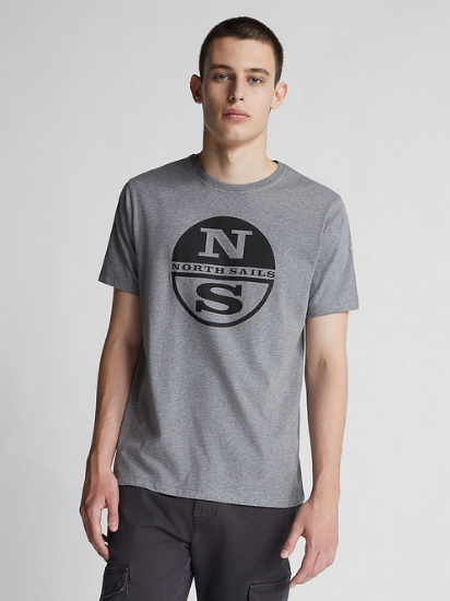 Picture of NORTH SAILS m majica 692752 928 ORGANIC JERSEY T-SHIRT grey melange
