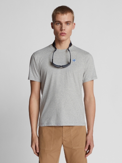 Picture of NORTH SAILS m majica 692791 0926 SHORT-SLEEVED T-SHIRT grey melange