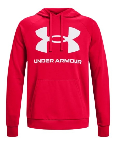 Picture of UNDER ARMOUR m kapucar 1357093-600 RIVAL FLEECE BIG LOGO HOODIE