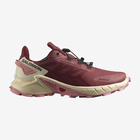 SALOMON ž trail copati 473168 SUPERCROSS 4 GTX cow hide/syrah/blush