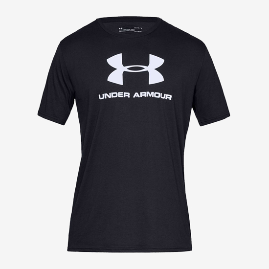 UNDER ARMOUR m majica 1329590-001 SPORTSTYLE LOGO SHORT SLEEVE black
