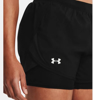 UNDER ARMOUR ž hlače 1356200-001 FLY BY 2.0 2 IN 1 black