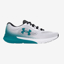 UNDER ARMOUR m copati 3026998-102 CHARGED ROGUE 4  white circuit teal