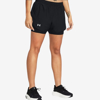 UNDER ARMOUR ž hlače 1382440-001 FLY BY 2 IN 1 SHORTS black