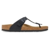 BIRKENSTOCK natikači 1026436 GIZEH -regular- saffiano black