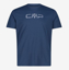 CMP m majica 39T7117P M951 ROUND NECK T-SHIRT WHIT CMP LOGO bluesteel