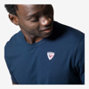 ROSSIGNOL m majica RLKMY02 715 LOGO PLAIN TEE dark navy